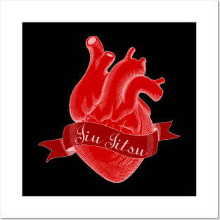 Jiu Jitsu Heart - Jiujitsu is in my Blood Posters and Art